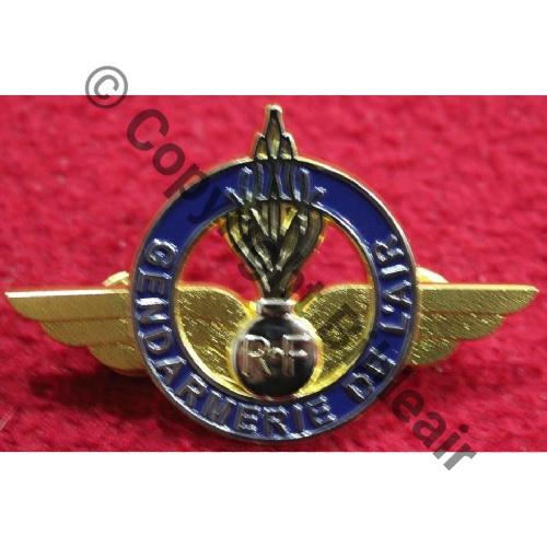 GENDARMERIE AIR 1939 ARGENTE RETIRAGE 2020  SM 2Att PINS Dos irreg scintillant Src.st.michel.6263 43Eur12.25 